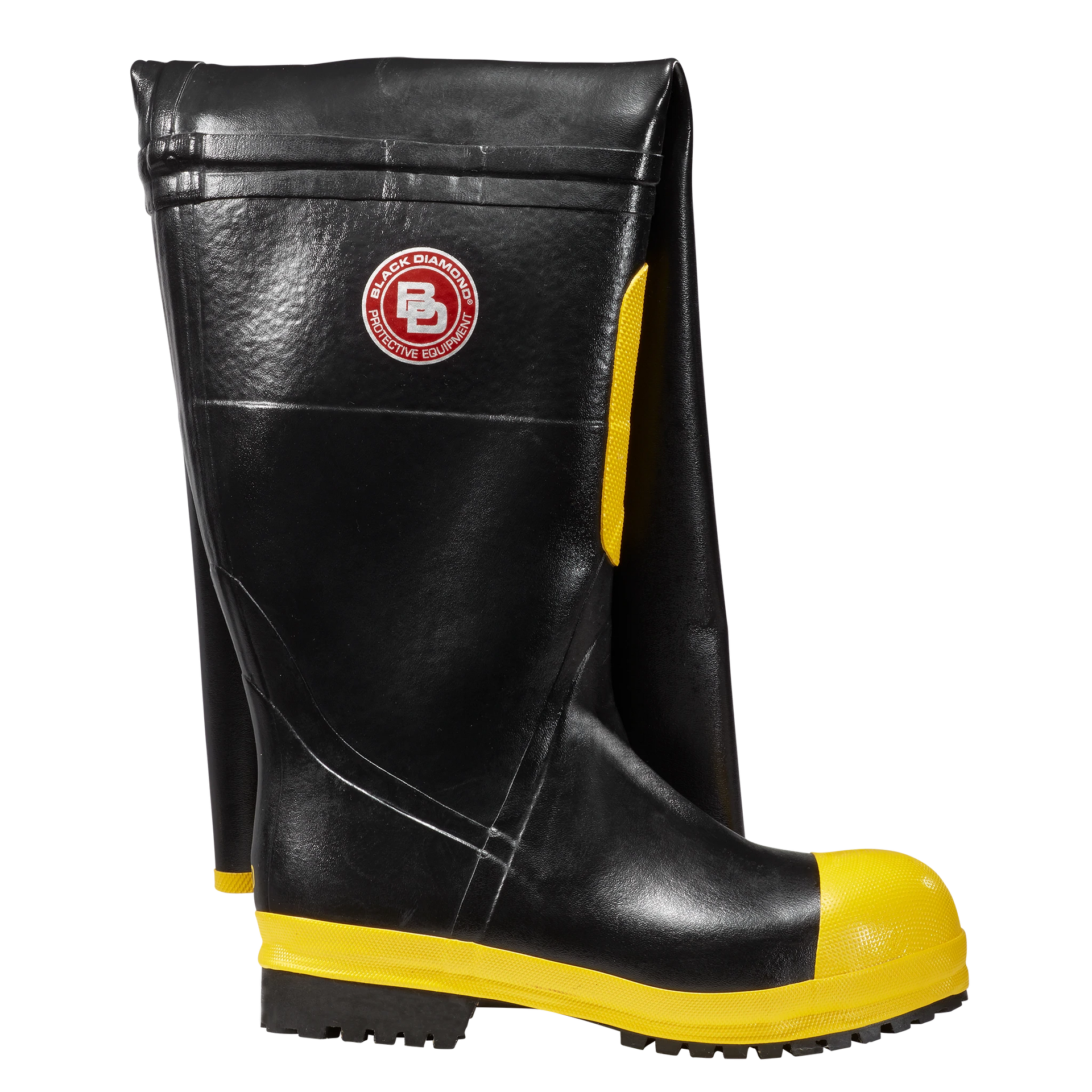 Black Diamond Rubber Hip Firefighter Boot, 31" | The Fire Center | Fuego Fire Center | Firefighter Gear | Not all rubber boots are made the same, Black Diamond Rubber Fire Boots provide maximum protection with all-day comfort and support. Our accurate fit design, large spacious steel toe and removable Ortholite® footbeds provide unmatched comfort making it the BEST DAMN RUBBER HIP BOOT. PERIOD.