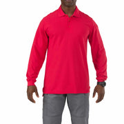 5.11 Tactical Utility Long Sleeve Polo (72057) | The Fire Center | The Fire Store | Store | Engineered for superior wearability and versatility across a wide spectrum of job environments, the Long Sleeve Utility Polo provides the same crisp, clean appearance as our traditional Professional Polo, while integrated side vents provide greatly increased air flow to keep you cool and collected
