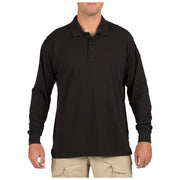 5.11 Tactical Jersey Long Sleeve Polo (72360) | The Fire Center | The Fire Store | Store | The first choice in casual uniform wear for law enforcement and fire professionals across the nation and around the world, the Long Sleeve Tactical Polo is designed to meet dress code and functionality requirements for first responders across a broad range of disciplines