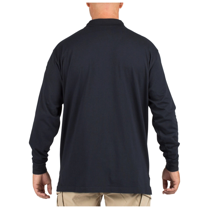 5.11 Tactical Jersey Long Sleeve Polo (72360) | The Fire Center | The Fire Store | Store | The first choice in casual uniform wear for law enforcement and fire professionals across the nation and around the world, the Long Sleeve Tactical Polo is designed to meet dress code and functionality requirements for first responders across a broad range of disciplines
