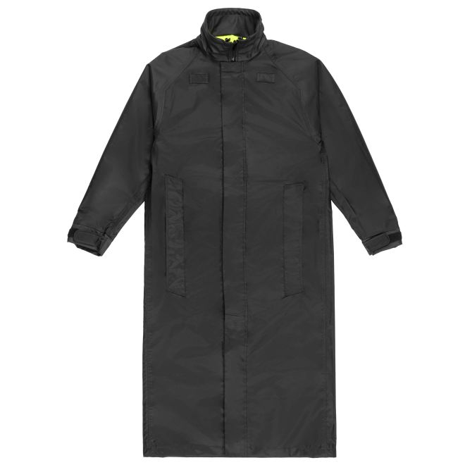 Blauer B.Dry Reversible Raincoat (736) | The Fire Center | Fuego Fire Center | Store | FIREFIGHTER GEAR | FREE SHIPPING | Featuring Blauer's WaterBlock technology, with its custom fit at your neck and cuffs to seal out water, our B.DRY® Reversible Raincoat is the ultimate in wet-weather protection out on the street.  Heavy-duty fabric will stand the test of time, and ANSI 107-2020 Type P Class 3 certification (Hi Vis side) means you'll meet the latest visibility standards.