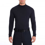 Blauer 8110X Mock Turtleneck – Front View in Blue | The Fire Center