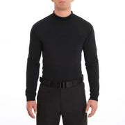 Blauer 8110X Mock Turtleneck – Front View in Blue