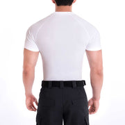 Blauer 8120X White Compression Shirt – Flame-Resistant, Moisture-Wicking Base Layer for Firefighters | The Fire Center