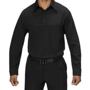 Blauer FlexRS Long Sleeve ArmorSkin Base Shirt (8361) | The Fire Center | Fuego Fire Center | FIREFIGHTER GEAR | FlexRS™ is a proprietary low-profile stretch ripstop material which looks like a regular shirt, but performs like a BDU.  Our FlexRS ArmorSkin® Base Shirt also features built-in anti-odor treatment, durable water repellent coating.