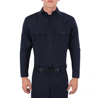 Blauer Long Sleeve Wool SuperShirt (8436) | The Fire Center | Fuego Fire Center | Store | FIREFIGHTER GEAR | This wool SuperShirt® features stretch mesh side panels, zipper placket, deployable reflective trim, and all the other features which make SuperShirt® superior to any other uniform shirt.