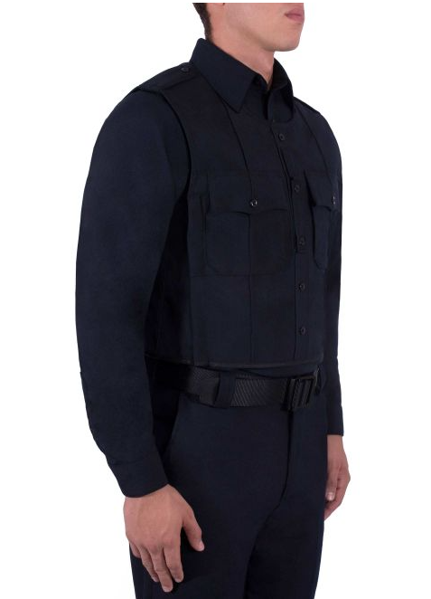 Blauer Wool Armorskin® - Flat Pocket (8470-1) | The Fire Center | The Fire Store | Store | This wool ArmorSkin® vest with flat pockets has side openings and zippers that offer advanced mobility, and more storage and breathability. Designed to look like a uniform shirt when worn over an ArmorSkin® Base Shirt, ArmorSkin® helps to maintain a professional appearance