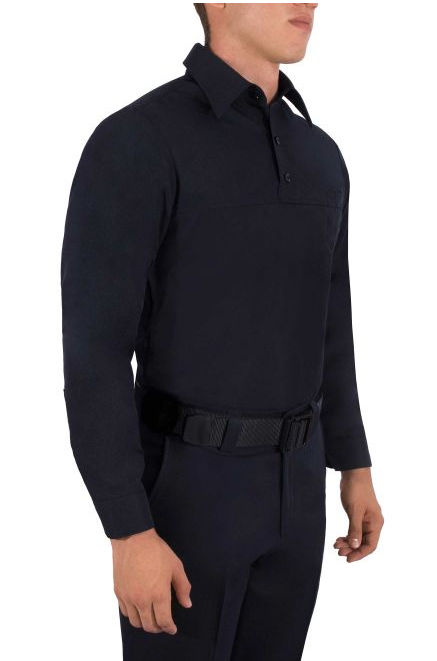 Blauer Long Sleeve Wool Armorskin® Base Shirt (8471) | The Fire Center | The Fire Store | Store | ArmorSkin® wool police uniform long sleeve shirt with moisture-wicking stretch mesh provides quick-dry comfort and body temperature regulation. Durable uniform shirting fabric combined with breathable, moisture-wicking mesh