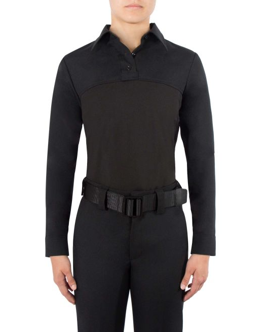 Blauer Women's Long Sleeve Wool Armorskin®Base Shirt (8471W) | The Fire Center | The Fire Store | Store | ArmorSkin® wool women's long sleeve police uniform shirt with moisture-wicking stretch mesh provides quick-dry comfort and body temperature regulation. Durable uniform shirting fabric combined with breathable, moisture-wicking mesh fabric creates the ultimate performance long sleeve women's uniform