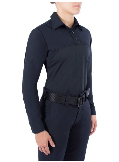 Blauer Women's Long Sleeve Wool Armorskin®Base Shirt (8471W) | The Fire Center | The Fire Store | Store | ArmorSkin® wool women's long sleeve police uniform shirt with moisture-wicking stretch mesh provides quick-dry comfort and body temperature regulation. Durable uniform shirting fabric combined with breathable, moisture-wicking mesh fabric creates the ultimate performance long sleeve women's uniform