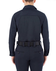 Blauer Women's Long Sleeve Wool Armorskin®Base Shirt (8471W) | The Fire Center | The Fire Store | Store | ArmorSkin® wool women's long sleeve police uniform shirt with moisture-wicking stretch mesh provides quick-dry comfort and body temperature regulation. Durable uniform shirting fabric combined with breathable, moisture-wicking mesh fabric creates the ultimate performance long sleeve women's uniform