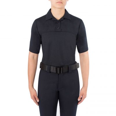 Blauer Women's Short Sleeve Wool ArmorSkin Base Shirt (8472W) | The Fire Center | Fuego Fire Center | Store | FIREFIGHTER GEAR |SS wool Shirt gives the wearer comfort because the fabric has 10% stretch and cuffs can be easily adjusted to fit by the 2-button cuffs