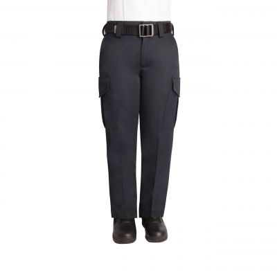 Blauer Side-Pocket Fireman Polyester Pants 8655WT front view - firefighter cargo pants with TunnelFlex waistband | The Fire Center