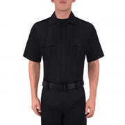 Blauer Short Sleeve Wool SuperShirt (8446)  | The Fire Center | Fuego Fire Center | Store | FIREFIGHTER GEAR | Need a short sleeve uniform shirt with superior function and comfort? With stretch mesh panels, placket zipper, and deployable reflective trim, wool SuperShirt® is the perfect choice for your needs.