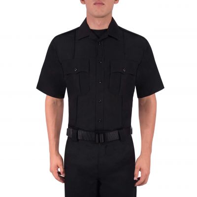 Blauer Short Sleeve Wool SuperShirt (8446)  | The Fire Center | Fuego Fire Center | Store | FIREFIGHTER GEAR | Need a short sleeve uniform shirt with superior function and comfort? With stretch mesh panels, placket zipper, and deployable reflective trim, wool SuperShirt® is the perfect choice for your needs.