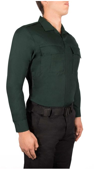 Blauer TenX™ Long Sleeve BDU Shirt (8731) | The Fire Center | The Fire Store | Store | Our TenX™ B.DU shirt is action ready and function driven. We've combined the best elements from battle dress, patrol and elite athletics to create a rugged yet comfortable uniform shirt. Stretch mesh side, underarm and bi-swing shoulder panels provide unsurpassed mobility and extreme breathability.
