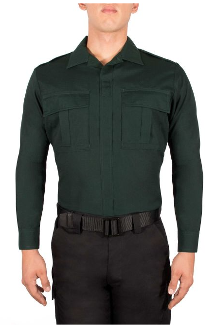 Blauer TenX™ Long Sleeve BDU Shirt (8731) | The Fire Center | The Fire Store | Store | Our TenX™ B.DU shirt is action ready and function driven. We've combined the best elements from battle dress, patrol and elite athletics to create a rugged yet comfortable uniform shirt. Stretch mesh side, underarm and bi-swing shoulder panels provide unsurpassed mobility and extreme breathability.