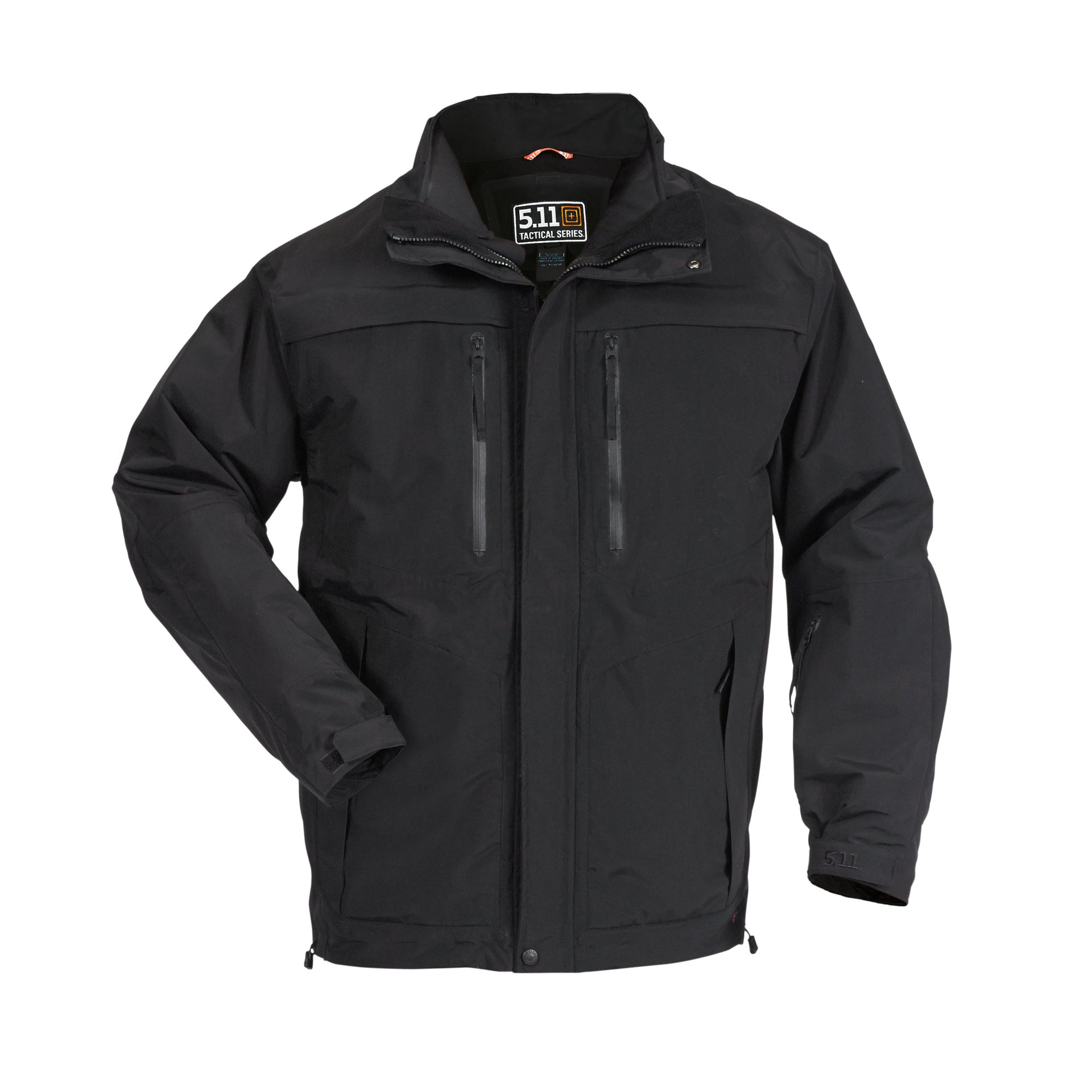 5.11 Tactical Bristol Parka with waterproof nylon outer shell and removable fleece liner for firefighters | The Fire Center
