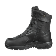 Black Diamond Boots Battle Ops 8-inch Side Zip Tactical Boot | The Fire Center | The Fire Store | Store | Fuego Fire Center | Firefighter Gear | Our men's waterproof tactical boot is light and flexible. The EVA mid-sole provides shock absorbing comfort while the fiberglass shank offers support and torsional rigidity. The Battle Ops durable rubber outsole delivers slip resistant traction for any terrain and our removable custom fit footbed provides all day comfort