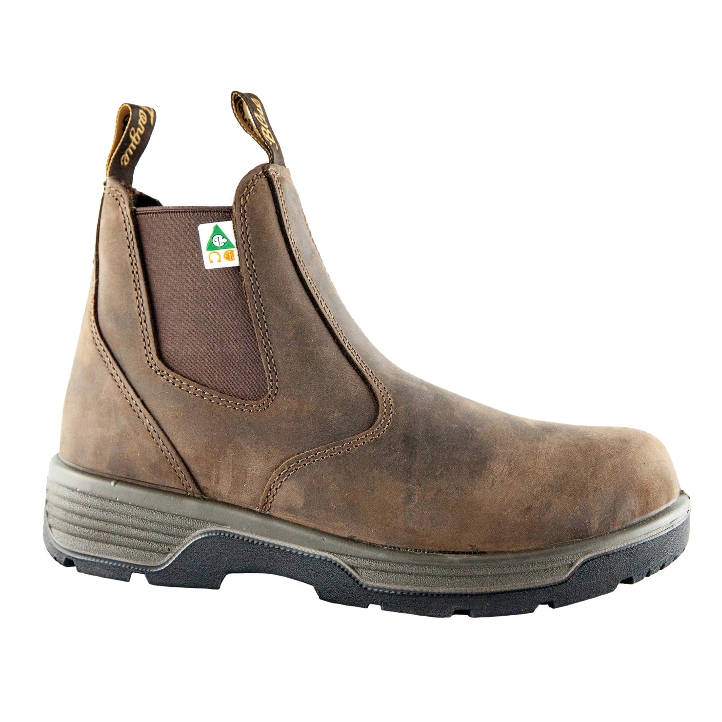 Redback Blue Tongue Boots Fallbrook (Composite Toe) |  The Fire Center | Fuego Fire Center | Store | FIREFIGHTER GEAR | 6’’ Slip on pull loop design with versatile functionality to fit all your jobs needs. This lightweight boot features a 100% Oiled Nubuck leather upper construction for long term wear and is internally leather lined for softness and comfort.