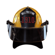 Fire-Dex Helmet-Traditional (Modern & Deluxe) | The Fire Center | Fuego Fire Center | Store | FIREFIGHTER GEAR | Since the early 1900s, the vintage aesthetic of firefighter helmets has remained a fan favorite. But even more important is the protection it provides your most vital organ! Traditional Structural Firefighter Helmets come with a matte finish in red, yellow, white, or black. Choose between our standard or deluxe models, and your selection of eye protection.