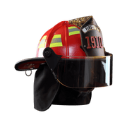 Fire-Dex Helmet-Traditional (Modern & Deluxe) | The Fire Center | Fuego Fire Center | Store | FIREFIGHTER GEAR | Since the early 1900s, the vintage aesthetic of firefighter helmets has remained a fan favorite. But even more important is the protection it provides your most vital organ! Traditional Structural Firefighter Helmets come with a matte finish in red, yellow, white, or black. Choose between our standard or deluxe models, and your selection of eye protection.