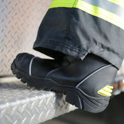Pro Warrington 5555 NightHawk 14” Structural Boots (BT5555) | Fire Store | Fuego Fire Center | Firefighter Gear | The NightHawk Boots feature breathable, waterproof, and blood borne pathogen resistant CROSSTECH® membranes with Cambrelle® liners for outstanding moisture management and wear resistance.