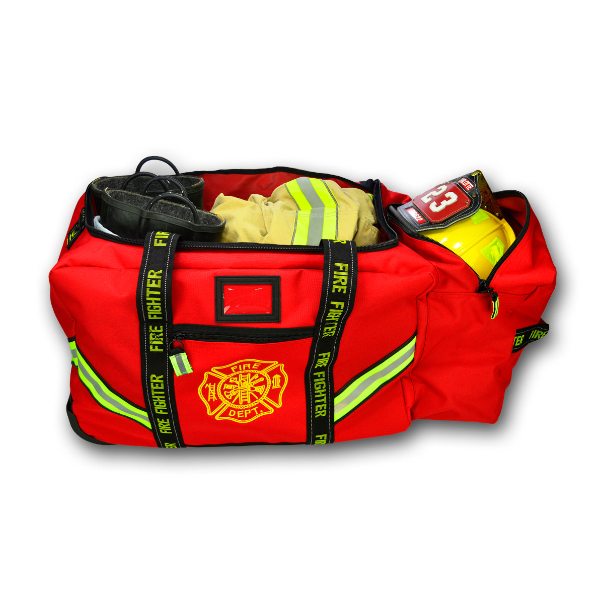 Lightning X “New Top Opening” Value Rolling Firefighter Turnout Gear Bag (LXFB10WV) | Fire Store | Fuego Fire Center | Firefighter Gear | Lightning X Products took your suggestions and redesigned the value rolling gear bag from the ground up to make it more user-friendly and affordable in this tough economy.