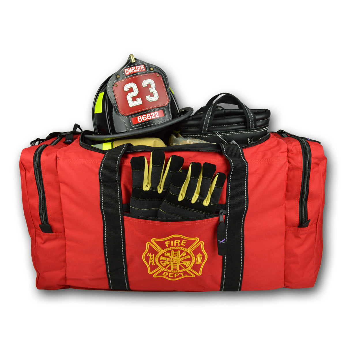 Lightning X Value Step-In Turnout Gear Bag (LXFB40) | The Fire Center | Fuego Fire Center | FIREFIGHTER GEAR | Lightning X Products strives to give you the absolute most amount of product for the least amount of money. The Value Series Gear Bags were designed to give you just that: the best value for your hard-earned dollar, without sacrificing quality. The Value Bags include nearly all of the same features as our deluxe gear bags but at substantially lower price.