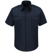 Workrite Men's Classic Short Sleeve Fire Chief Shirt (FSC6) | The Fire Center | Fuego Fire Center | Store | FIREFIGHTER GEAR | This short sleeve Fire Chief's shirt features working epaulets, plus design details for a more professional look and better fit.
