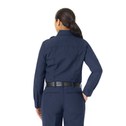 Workrite Women's Classic Long Sleeve Fire Chief Shirt (FSC1) | The Fire Center | Fuego Fire Center | Store | FIREFIGHTER GEAR | FREE SHIPPING | Made with durable, flame-resistant Nomex® IIIA fabric and autoclaved with our proprietary PerfectPress® process to give you a professional appearance that lasts. Designed specifically with women in mind.
