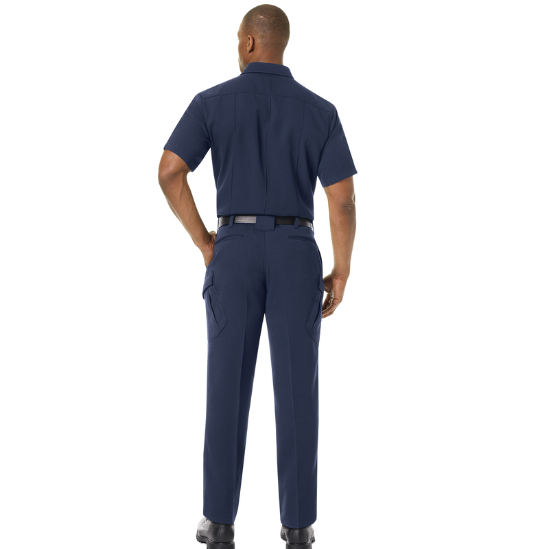 Workrite Men's Station No. 73 Cargo Pant (FP44) | The Fire Center | Fuego Fire Center | Store | FIREFIGHTER GEAR | Introducing our new Station No. 73 Collection. Contemporary flame-resistant station wear built with functionality, comfort and NFPA® 1975 compliance in mind. Contoured waistband helps you move naturally without causing discomfort or drooping.