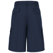 Workrite FR Cargo Shorts Classic 12-Inch (FP42) | The Fire Center | Fuego Fire Center | Store | FIREFIGHTER GEAR | Autoclaved with Workrite’s PerfectPress® process for a professional appearance. One piece fully finished waistband. Two slack-style front pockets. Two rear welt pockets with flaps and hook-and-loop closures. Two large cargo pockets with flaps and hook-and-loop flap closures. 12 inch Inseam.
