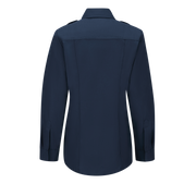 Workrite Women's Classic Long Sleeve Fire Chief Shirt (FSC1) | The Fire Center | Fuego Fire Center | Store | FIREFIGHTER GEAR | FREE SHIPPING | Made with durable, flame-resistant Nomex® IIIA fabric and autoclaved with our proprietary PerfectPress® process to give you a professional appearance that lasts. Designed specifically with women in mind.