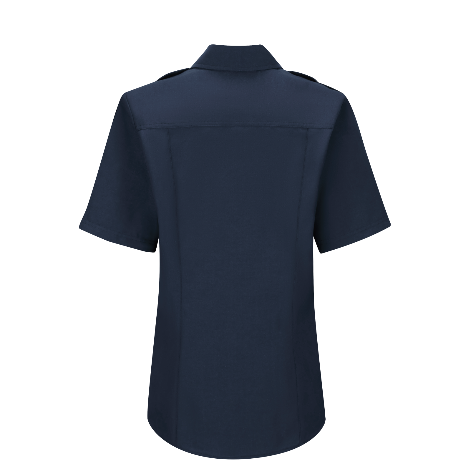 Workrite Women's Short Sleeve Classic Fire Chief Shirt (FSC3) | The Fire Center | Fuego Fire Center | Store | FIREFIGHTER GEAR | This short sleeve button front women's fire chief shirt has a badge tab with metal eyelets and decorative epaulets. This classic silhouette features a double-needle topstitching on the front placket and spade chest pockets and flaps with hook-and-loop closures for secure storage.