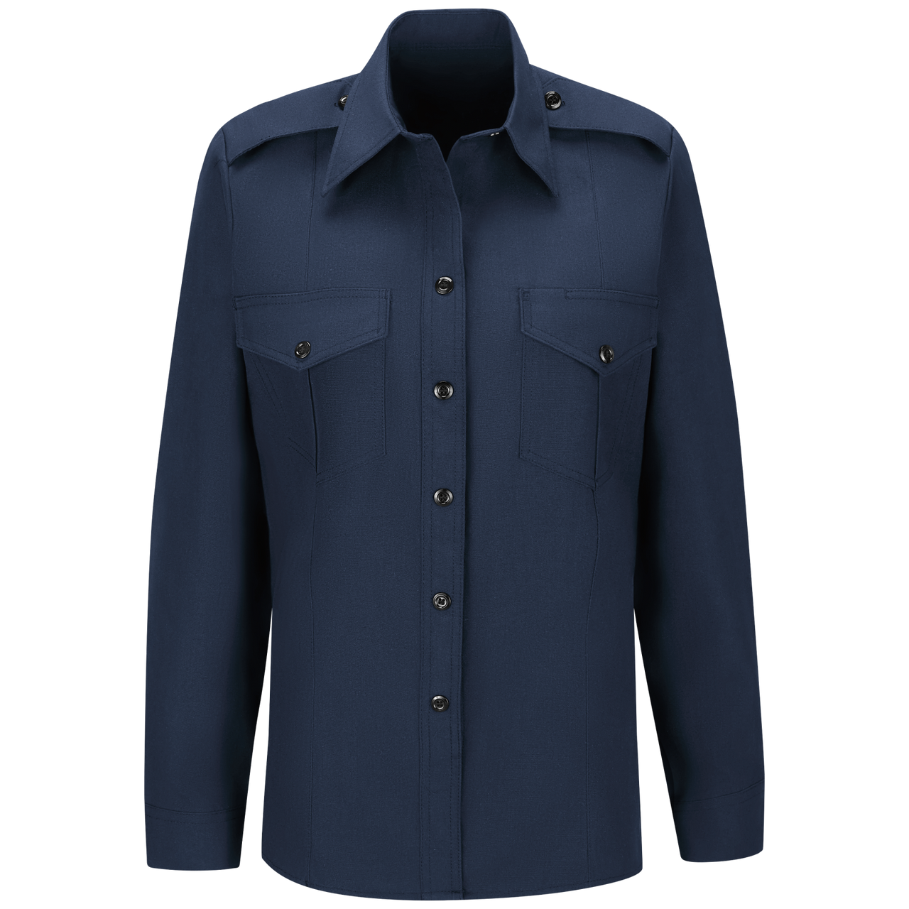 Workrite Women's Classic Long Sleeve Fire Chief Shirt (FSC5) | Fire Store | Fuego Fire Center | Firefighter Gear | Made with durable, flame-resistant Nomex® IIIA fabric and autoclaved with our proprietary PerfectPress® process to give you a professional appearance that lasts. Designed specifically with women in mind.