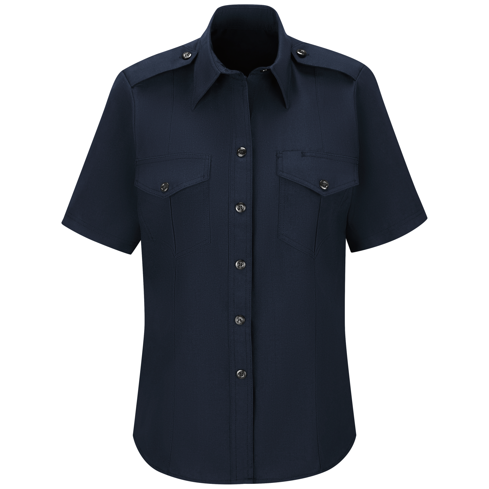 Workrite Women's Classic Short Sleeve Fire Chief Shirt (FSC7) | The Fire Center | Fuego Fire Center | Store | FIREFIGHTER GEAR | Made with durable, flame-resistant Nomex® IIIA fabric and autoclaved with our proprietary PerfectPress® process to give you a professional appearance that lasts. Designed specifically with women in mind.