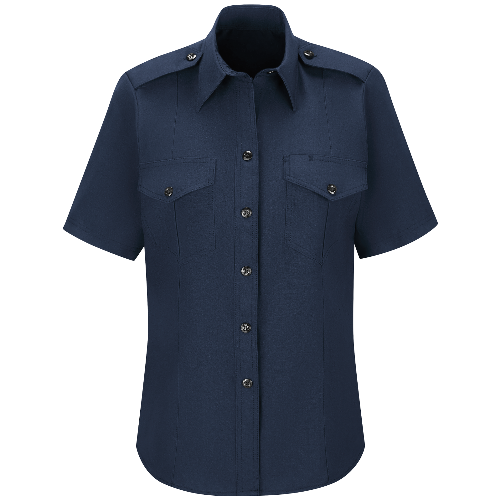 Workrite Women's Classic Short Sleeve Fire Chief Shirt (FSC7) | The Fire Center | Fuego Fire Center | Store | FIREFIGHTER GEAR | Made with durable, flame-resistant Nomex® IIIA fabric and autoclaved with our proprietary PerfectPress® process to give you a professional appearance that lasts. Designed specifically with women in mind.