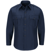 Workrite Men's Classic Long Sleeve Fire Officer Shirt (FSE0) |  The Fire Center | Fuego Fire Center | Store | FIREFIGHTER GEAR | Our classic Fire Officer's shirt is made with durable, flame-resistant Nomex® IIIA fabric and autoclaved using our proprietary PerfectPress® process to give you a professional appearance that lasts. Featuring details like lined, banded collars and reinforced stitching, designed to support your needs..