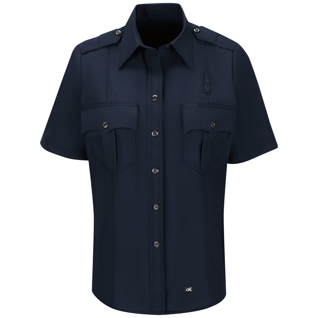 Workrite Women's Classic Fire Officer Shirt (FSE3) |  The Fire Center | Fuego Fire Center | Store | FIREFIGHTER GEAR | FREE SHIPPING | Made with durable, flame-resistant Nomex® IIIA fabric and autoclaved with our proprietary PerfectPress® process to give you a professional appearance that lasts. Featuring details like lined, banded collars and reinforced stitching, designed to support your needs.