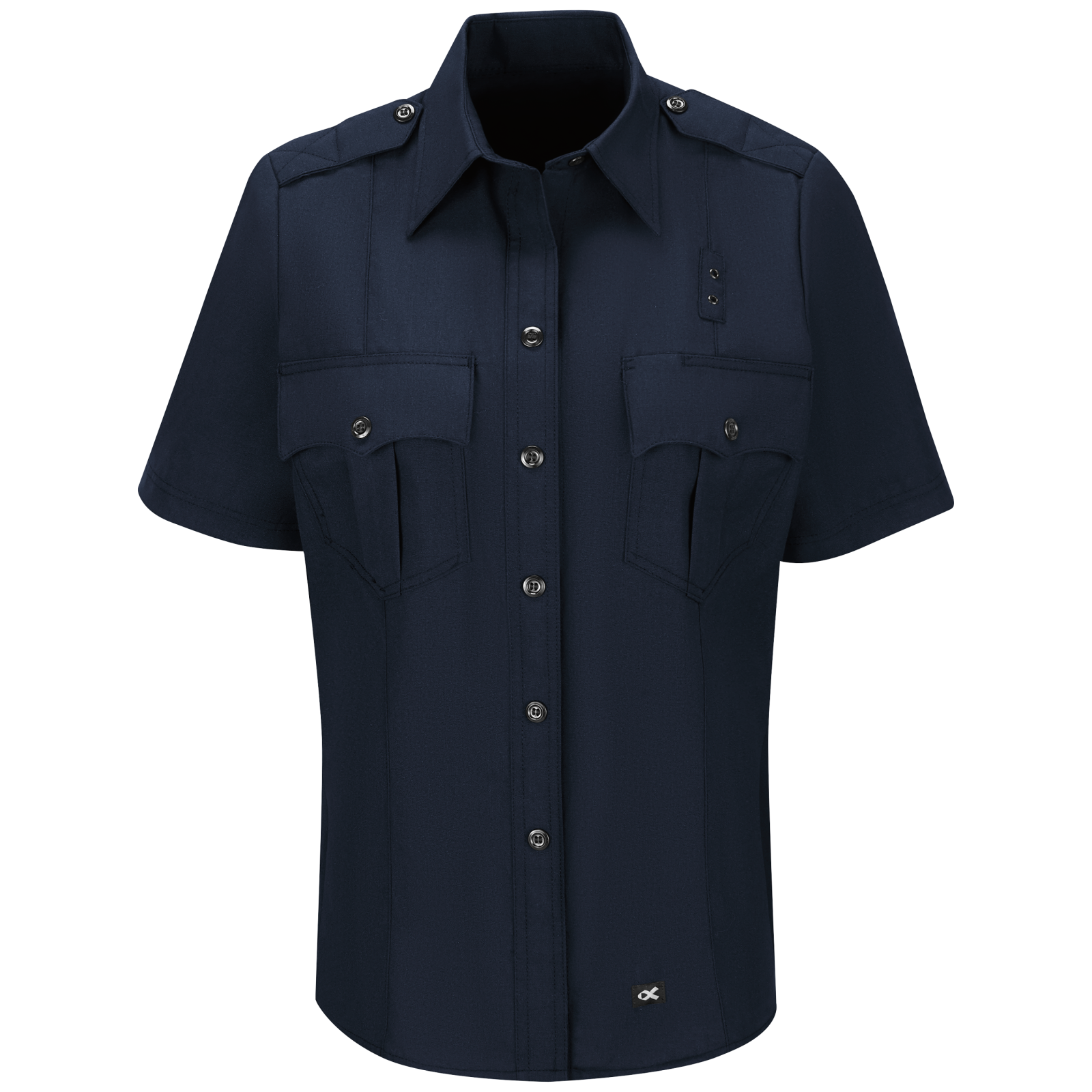 Workrite Women's Classic Fire Officer Shirt (FSE3) |  The Fire Center | Fuego Fire Center | Store | FIREFIGHTER GEAR | Made with durable, flame-resistant Nomex® IIIA fabric and autoclaved with our proprietary PerfectPress® process to give you a professional appearance that lasts. Featuring details like lined, banded collars and reinforced stitching, designed to support your needs.