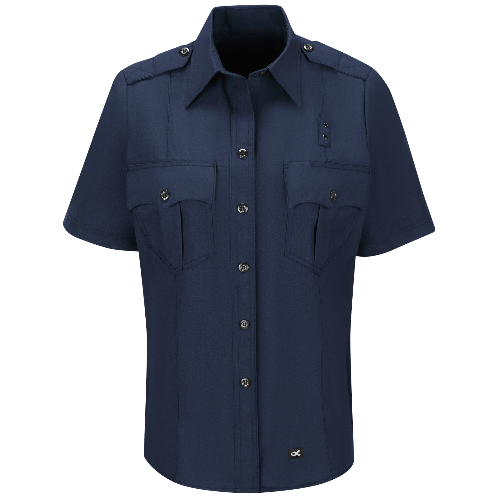 Workrite Women's Classic Fire Officer Shirt (FSE3) |  The Fire Center | Fuego Fire Center | Store | FIREFIGHTER GEAR |  Made with durable, flame-resistant Nomex® IIIA fabric and autoclaved with our proprietary PerfectPress® process to give you a professional appearance that lasts. Featuring details like lined, banded collars and reinforced stitching, designed to support your needs.