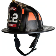 Phenix Technology TL2 Traditional Leather Fire Helmet | The Fire Center | Fuego Fire Center | FIREFIGHTER GEAR | The TL-2 Traditional Leather fire helmet is the lightest NFPA complaint authentic leather helmet on the market. Worn by firefighters worldwide, the TL-2 combines tradition and modern safety in a handcrafted masterpiece.  Compliant to current OSHA and NFPA 1971 standards.