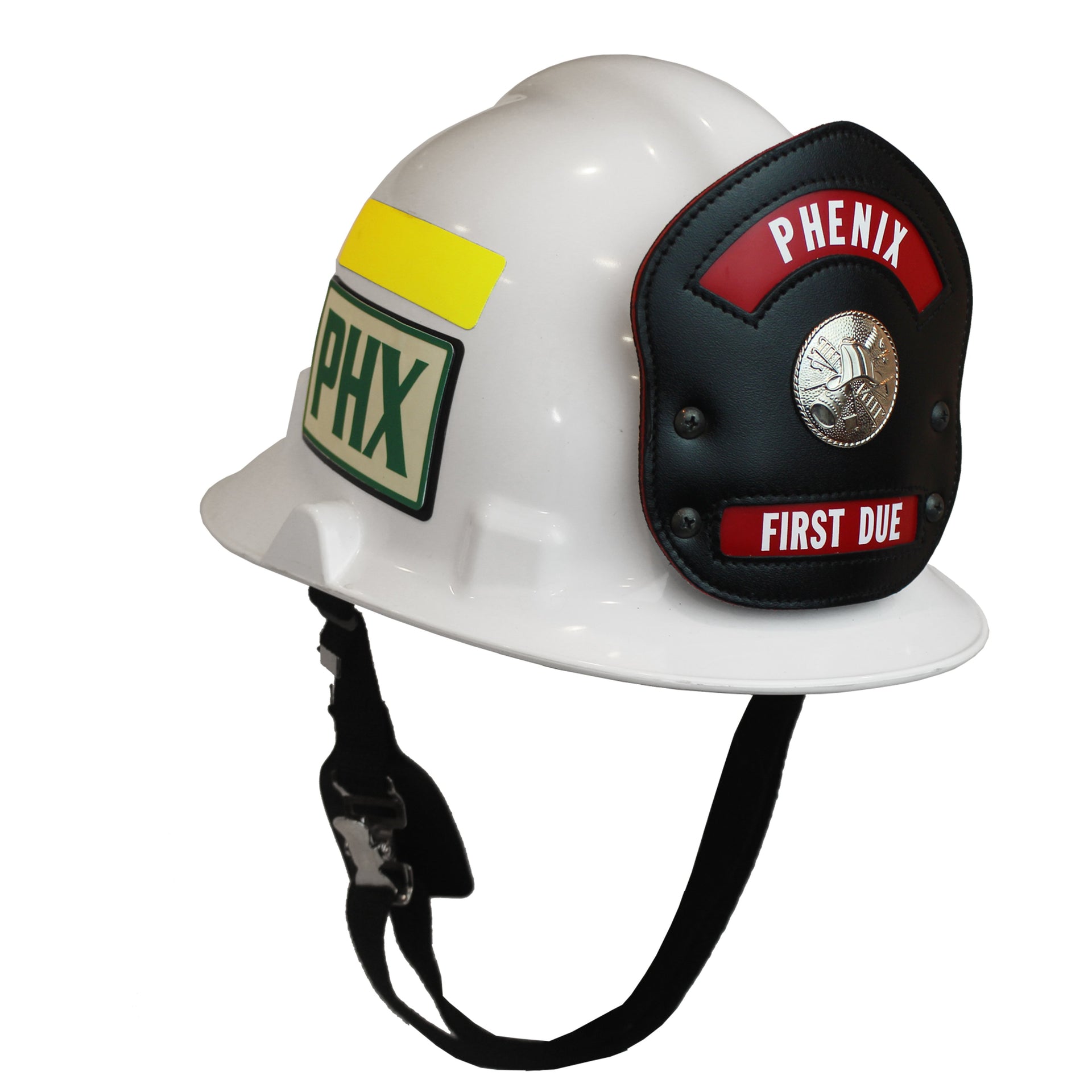 Phenix Technology First Due Structural Fire Helmet | The Fire Center | The Fire Store | Store | Fuego Fire Center | Firefighter Gear | Trusted by many departments for over 48 years, the Phenix First Due structural fire helmet provides all the protection you want and need while keeping your long-term health in mind.  The safest firefighting helmet is the one you keep on your head.  The lightest structural NFPA 1971 compliant helmet