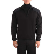 Blauer fleece-lined quarter zip sweater front view (228) | The Fire Center | Fuego Fire Center | Store