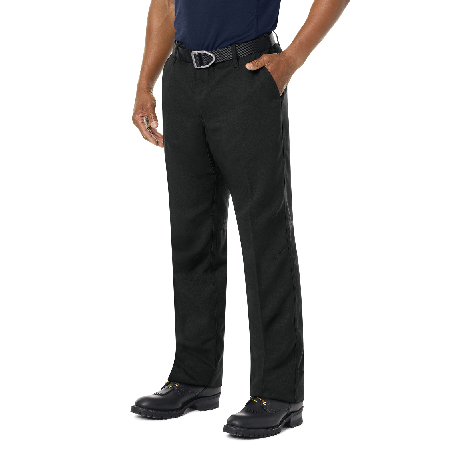 Workrite FR Pants Wildland Dual-Compliant Uniform (FP30) | The Fire Center | Fuego Fire Center | Store | FIREFIGHTER GEAR | Uncompromising FR protection meets dual-compliant performance. Contoured waistband for added comfort. Metal shank button closure. Triple-needle felled side and seat seams offer superior durability. Articulated knees for ease of movement.