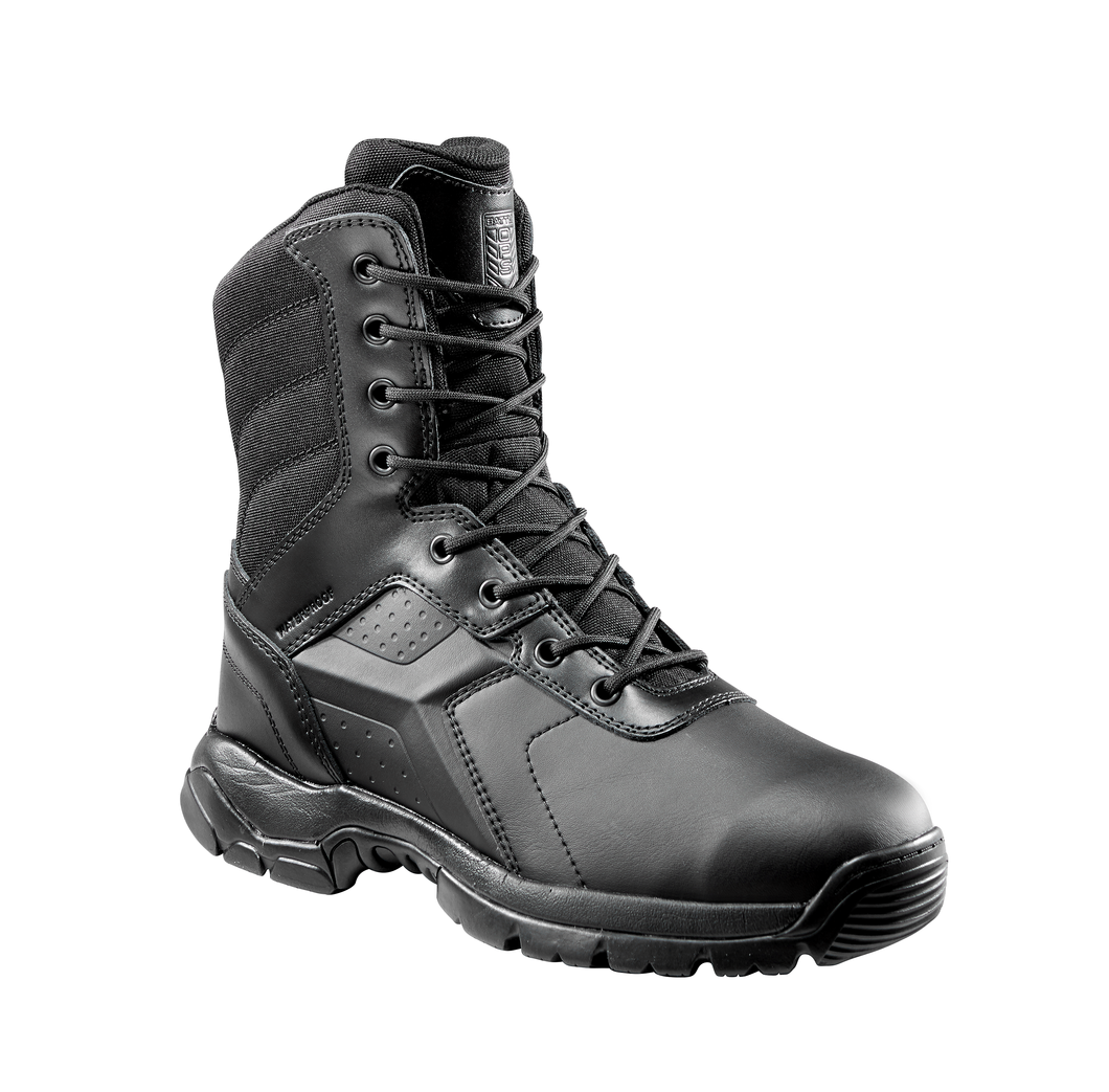 Black Diamond Boots Battle Ops 8-inch Side Zip Tactical Boot | The Fire Center | The Fire Store | Store | Fuego Fire Center | Firefighter Gear | Our men's waterproof tactical boot is light and flexible. The EVA mid-sole provides shock absorbing comfort while the fiberglass shank offers support and torsional rigidity.  The Battle Ops durable rubber outsole delivers slip resistant traction for any terrain and our removable custom fit footbed provides all day comfort