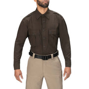 Blauer FlexRS Long Sleeve SuperShirt (8671) | The Fire Center | Fuego Fire Center | firefighter Gear | FlexRS™ material makes our fan-favorite SuperShirt® even better, with enhanced breathability, the durability of our proprietary low-profile ripstop material with a durable water repellent coating, and the professional appearance of a regular patrol uniform.