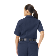 Introducing our new Station No. 73 Collection. Contemporary flame-resistant station wear built with functionality, comfort and NFPA® 1975 compliance in mind. Developed with extra features that enhance daily wear and fabric that more effectively wicks moisture from the skin to help reduce heat stress when things heat up. No badge tab. No epaulets. Banded collar for professional appearance.