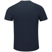 This lightweight FR stationwear base layer made with Tech T4™ fabric is designed with the features and performance you love plus the FR protection you need.  More protection. More benefits. More comfort. This lightweight FR stationwear base layer made with Tech T4™ fabric serves you better than cotton t-shirts with enhanced seam strength and fire service-specific features. Durable, comfortable, and cool. We've got you covered. Athletic, tapered fit. Ribbed-knit collar.